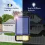 LOHAS Solar Fence Post LED Lights Outdoor, Wireless Dusk to Dawn Solar Light, Night Light with IP65 Outdoor Waterproof, Soft White 3000K Solar Light for Security, Patio, Yard, 4 Pack (Update Version)