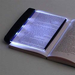 RICH-Po Flat Plate LED Reading Light Night Light, Portable Desk Lamp Eye Protection for Home Bedroom, Lightweight Design