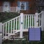 LOHAS Solar Fence Post LED Lights Outdoor, Wireless Dusk to Dawn Solar Light, Night Light with IP65 Outdoor Waterproof, Soft White 3000K Solar Light for Security, Patio, Yard, 4 Pack (Update Version)