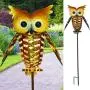 GolWof Solar Lantern Lights, Outdoor Hanging Lantern, Solar Garden Lights Owl Solar Light, Metal Decorative Waterproof Garden Lights for Walkway,Pathway,Yard,Lawn GolWof Solar Lantern Lights, Outdoor Hanging Lantern, Solar Garden Lights Owl Solar Light, Metal Decorative Waterproof Garden Lights for Walkway,Pathway,Yard,Lawn