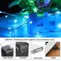 Moobibear 33FT RGB String Light, Bluetooth App Controlled 100 LED USB Fairy Light, Multi Color Changing Flexible Light with 20-Key Remote Control for Home Bedroom Patio Party Wedding Festivals