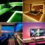 LED Strip Lights,Starlotus RGB 32.8feet/10M Waterproof Flexible Self-Adhesive Led Light Strips,5050 300Leds Color Changing Rope Lights with 44 Keys IR Remote Controller and Power Supply Apply for Home