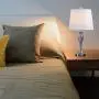 Falflor Table Lamps Set of 2 Vantage Nightstand Lamps with USB Charge Port for Bedroom Guest Room Dining Room