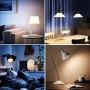 E12 LED Light Bulbs (40w Equivalent) 5W, Color Changing RGB, A15 Small Base Candelabra Round Light Bulb, Candle Base, 2700K Warm White 12 Colors 2 Modes Timing with Remote Control (4 Pack)