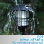 Solar Flame Lights - Solar Lights Outdoor 55'' Tall 100% Metal LED Solar Light Outdoor Torch Waterproof Metal Landscape Lights Heavy Lights Security Path Lights for Garden, Pathway,2 Pack