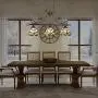 Capulina Tiffany Pool Table Lights 3-Light Dining Room Light Stained Glass Chandelier Hanging Light Tiffany Dining Table Lights Vintage Style Chandelier
