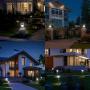 Solar Lights Outdoor, Sunix Radar Motion Sensor 108 LED Waterproof Garden Light Auto On/Off Landscape Lighting for Pathway, Driveway, Patio, Yard Decoration（2 Pack）