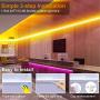 40 Feet Led Strip Lights, ViLSOM Smart APP Control with Remote Music Sync Led Lights for Bedroom, Room, Ceiling, Party, Home Decoration with SMD 5050LED 16 Million Colors RGB Light Strip Bias Lighting