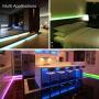 LED Strip Lights 32.8ft, ALSEYE 5050 RGB 300 LEDs Color Changing LED Tape Lights with 44 Keys IR Remote and 12V Power Supply, Flexible Light Strips Kit for Bedroom, Bar, Home Lighting Decoration