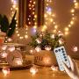 Flower String Lights, Remote Cherry Blossom String Lights ,16.4ft 50 LEDs USB or Battery Operated Fun Room Fairy Lights for All Weather, Wedding, Dorm, Girls Bedroom, Baby Carriage Decoration Flower String Lights, Remote Cherry Blossom String Lights ,16.4ft 50 LEDs USB or Battery Operated Fun Room Fairy Lights for All Weather, Wedding, Dorm, Girls Bedroom, Baby Carriage Decoration