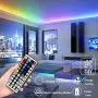 LED Strip Lights, 16.4ft RGB LED Lights Strip 5050 LED Tape Lights,Color Changing Flexible LED Strip Lights with 44 Keys IR Remote for Home Lighting Kitchen Bed Bar Led Lights DIY Home Decoration