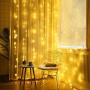 Dienalls Bedroom Lights, Fairy Lights for Bedroom and Tapestry, Curtain String Lights Waterproof 300LED Remote Control, Waterfall Lights Glam Decor Luces para Cuarto, Home Decorations for Living Room
