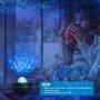 Star Projector Galaxy Projector Ocean Weave Night Light Projector with Bluetooth Speaker & Remote Control, Smart Voice Control Compatible with Alexa & Google Home, Perfect for Bedroom, Kids, Adults