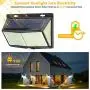 Solar Lights Outdoor 288 LED (4 Packs), Solar Powered Security Lights Outside Motion Sensor Lights with 3 Lighting Modes, 270° Wide-Angle, IP65 Waterproof Wireless for Wall Fence Yard Patio Garage Solar Lights Outdoor 288 LED (4 Packs), Solar Powered Security Lights Outside Motion Sensor Lights with 3 Lighting Modes, 270° Wide-Angle, IP65 Waterproof Wireless for Wall Fence Yard Patio Garage