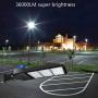 300W LED Parking Lot Lights 36000LM Natural White 5000K IP65 Waterproof Outdoor LED Lights Dusk to Dawn Photocell