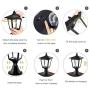 Solar Post Lights Outdoor, Solar Lamp Post Lights for Pathway, Driveway, Front/Back Door, Pack 1