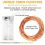 innotree 6 Pack LED Fairy String Lights Battery Operated with Timer, 10Ft 30LEDs Battery Powered Copper Wire Mini Firefly Twinkle Lights for Bedroom, Christmas, Wedding, Party Decoration, Warm White