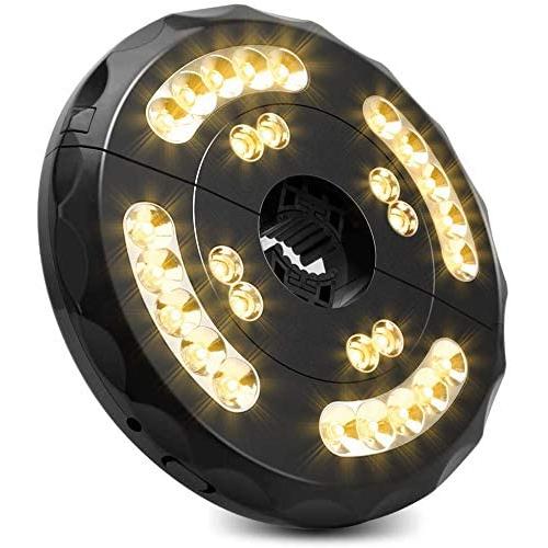 Patio Umbrella Lights, Rechargeable TOTOBAY 28 LEDs Cordless Umbrella Pole Light for Patio Umbrellas, Camping Tents and Other Outdoor Use, 2 Level Dimming Switch( Warm Light )