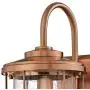 Westinghouse Lighting 6347900 Ferry One-Light Outdoor Wall Fixture, Washed Copper Finish with Clear Seeded Glass,