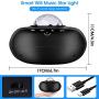 HANGRUI Star Projector, Starry Sky Night Light Projector with Bluetooth Music Speaker & Remote Control for Bedroom & Party, Galaxy Projector Lamp with Voice Control & APP Timer Setting for Baby & Kids