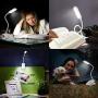 INTELLUCE Reading Lights for Books in Bed - Book Light for Reading in Bed - Clip On Light for Bed -3 Brightness Level USB Rechargeable - Kids Bed Lights for Headboard - Gifts for Readers Book Lovers