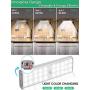 LED Closet Light Motion Activated - 30 LED Under Cabinet Lights Rechargeable with Remote Control,Stick-on Anywhere Wireless Motion Sensor Lights for Hallway Cabinet Stairway Wardrobe Kitchen (3 Pack)