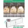 LED Closet Light Motion Activated - 30 LED Under Cabinet Lights Rechargeable with Remote Control,Stick-on Anywhere Wireless Motion Sensor Lights for Hallway Cabinet Stairway Wardrobe Kitchen (3 Pack)