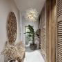Dandelion Firework Crystal Sputnik Chandelier 9 Light, Palacelantern Pendant Ceiling Light Fixture for Bedroom Dining Room and Living Room