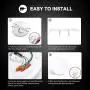 Oeegoo 5000K LED Flush Mount Ceiling Lights Fixture, 18W 1800LM Modern Round LED Ceiling Lamp, IP54 Waterproof Bathroom Ceiling Lights for Kitchen, Bedroom, Bathroom, Hallway, 150W Equivalent Oeegoo 5000K LED Flush Mount Ceiling Lights Fixture, 18W 1800LM Modern Round LED Ceiling Lamp, IP54 Waterproof Bathroom Ceiling Lights for Kitchen, Bedroom, Bathroom, Hallway, 150W Equivalent
