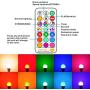 LED Light Bulb 85W Equivalent, Color Changing Light Bulbs with Remote Control RGB 6 Modes, Timing, Sync, Dimmable E26 Screw Base (2 Pack)