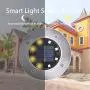 Solar Ground Lights - 10 Packs 8 LED Outdoor Solar Disk Lights Waterproof In-Ground Garden Sidewalk Lights Solar Powered Landscape Lighting for Lawn Patio Pathway Yard Deck Walkway (Warm White) Solar Ground Lights - 10 Packs 8 LED Outdoor Solar Disk Lights Waterproof In-Ground Garden Sidewalk Lights Solar Powered Landscape Lighting for Lawn Patio Pathway Yard Deck Walkway (Warm White)