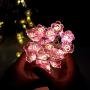 Flower String Lights for Girls Kids Bedroom Decorations - Pink Cherry Blossom 30 LED Decorative Fairy Night Light - Waterproof Indoor Outdoor Wedding Birthday Party Wall Decor Battery Operated 10FT