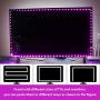 HXWEIYE Pink LED Strip Light, 10ft SMD2835 USB Powered 90 LED Tape Light, Flexible TV LED Backlights for 24-60IN , , Rope Light for DIY Bedroom Home Indoor Party