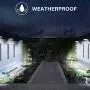 Solar Lights Outdoor Motion Sensor, JESLED 90 LED Solar Powered Security Lights [2600mA, 4 Modes, USB Charging], Super Bright Waterproof Exterior Wall Flood Light for Yard Patio Garage, Dusk-to-Dawn