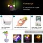 [2 Pack] LED Night Light Plug in with Dusk to Dawn Sensor, Plug in Wall LED Mushroom Nightlight Lamp for Kids Adults, Bedroom, Bathroom, Kitchen, Hallway, Stairs, Cute Color Changing
