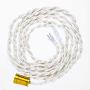 Macrame Plug in Pendant Light Cord fixtures Hanging lamp Cover with%100 Cotton of Macrame kit - 14ft with Plug, Switch and White Socket Fitting for Living Room, Bed Room, Dining Room and Office.