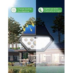 TRODEEM 12 LEDs Solar Landscape Spotlights Outdoor, IP67 Waterproof Solar Powered Wall Lights 2 in 1 Wireless Solar Landscape Lights Outdoor Yard Garden Driveway Porch Walkway Pool 2 Pack Cold White