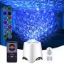 Night Light Projector, Kids Night Light, Enow 4 in 1 LED Star Galaxy Party Light Projector with Ocean Wave, 16 Music/Sounds, 8 Lighting Modes, Adjustable Brightness/Speed/Color, Voice/Remote Control