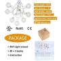 Afirst Outdoor String Lights 50 Ft with 52 Globe Bulbs Patio String Lights UL Certification Weatherproof Outdoor Hanging Lights for Garden/Backyard Party/Wedding-White Cord