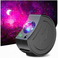 Star Projector Night Light, Zenoplige Galaxy Light Projector with LED Nebula Cloud Colorful for Kids Youth, Ideal Decoration Gift, Bedroom, Game Rooms, Home Theatre, Night Light Ambiance (Grey)