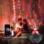 Star Projector Light, LED Night Light Sky Star Ocean Wave Projection with Bluetooth Speaker Voice Control for Baby Kids Bedroom Holidays Party Home