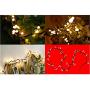 Globe String Light BaiYunPOY 8.2Ft LED Decorative String Lights Indoor Outdoor String Lights for Garden,Wedding,Xmas Party,Room,Dorm,Window Curtain,Bookshelf, Backyard,Wedding,Birthday Party