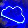 Protecu Cloud Light Neon Sign, LED Signs for Bedroom Neon Signs for Wall Decor, Neon Lights Light Up Signs for Kids Living Room, Birthday, Wedding Party, Christmas, New Year Home Decor (Blue)