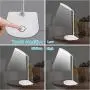 DEEPLITE LED Desk Lamp with Flexible Gooseneck 3 Level Brightness, Battery Operated Table Lamp 5W Touch Control, Compact Portable lamp for Dorm Study Office Bedroom, Eye-Caring and Energy Saving
