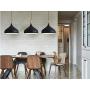 Comtemporary Pendant Light 60W Black Lampshade Industrial Metal Pendant Light Shade Ceiling Hanging Light Fixtures Light Guard 1 Light for Dining Room,Kitchen