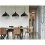 Comtemporary Pendant Light 60W Black Lampshade Industrial Metal Pendant Light Shade Ceiling Hanging Light Fixtures Light Guard 1 Light for Dining Room,Kitchen