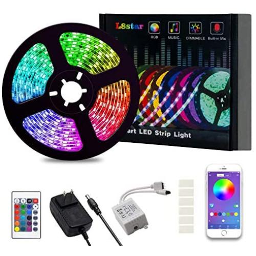 Led Strip Lights 16.4 Feet Led Lights for Bedroom Party and Home Decoration