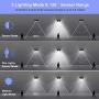 Samuyang Solar Motion Sensor Lights Outdoor- 34 LED Wireless Solar Powered Deck Lights,3 Modes 270° Wide Angle,IP65 Waterproof Wall Security Lighting Night Light for Front Door, Garage, Yard-4 Pack