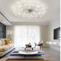 LED Modern Flush Mount Ceiling Lamp Starry Design Pendant Lamps Livingroom Fixture Chic Gypsophila Design Dimmable Iron Bedroom Romantic Decor Chandeliers Light Energy Star Hallway Kitchen Foyer Light