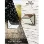 Solar Lights Outdoor 288 LED, Solar Powered Motion Sensor Security Light Outdoor with 300° Lighting Angle IP65 Waterproof Hanging Solar Light for Pathway Garden Fence Walkway (2 Pack/ 3 Modes)